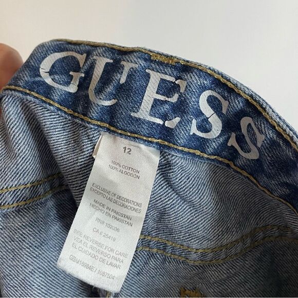 5 for $25🔥Guess Light Wash Distressed Jeans Boys Size 12 - Picture 5 of 7